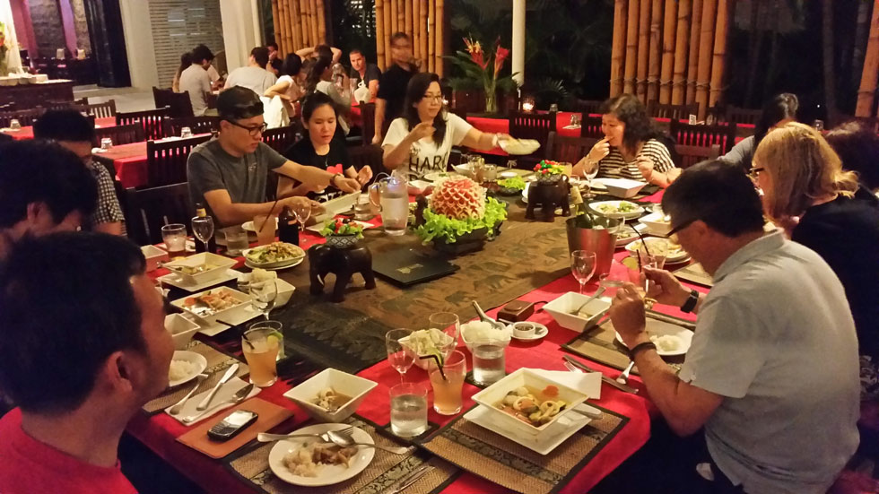 Choc Dee party table