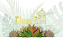 chocdee logo tropical Thai style